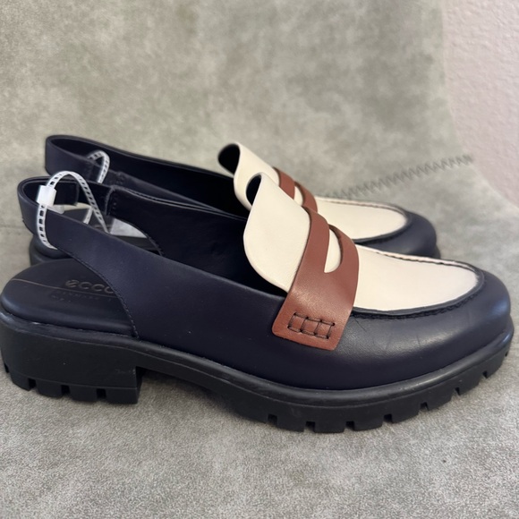 NWT ECCO Modtray Water Resistant Slingback Penny Loafer Sz 37 ( US 6-6,5) - Picture 8 of 12